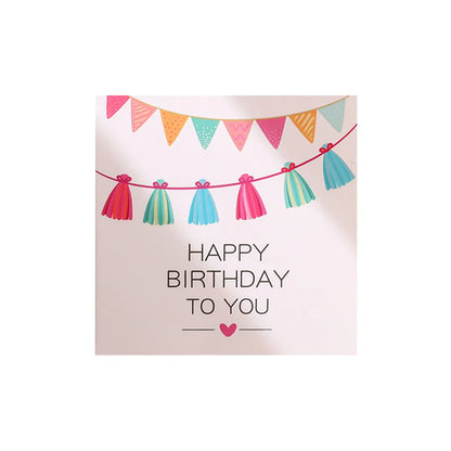 Birthday Cute Cartoon Letter Paper Card