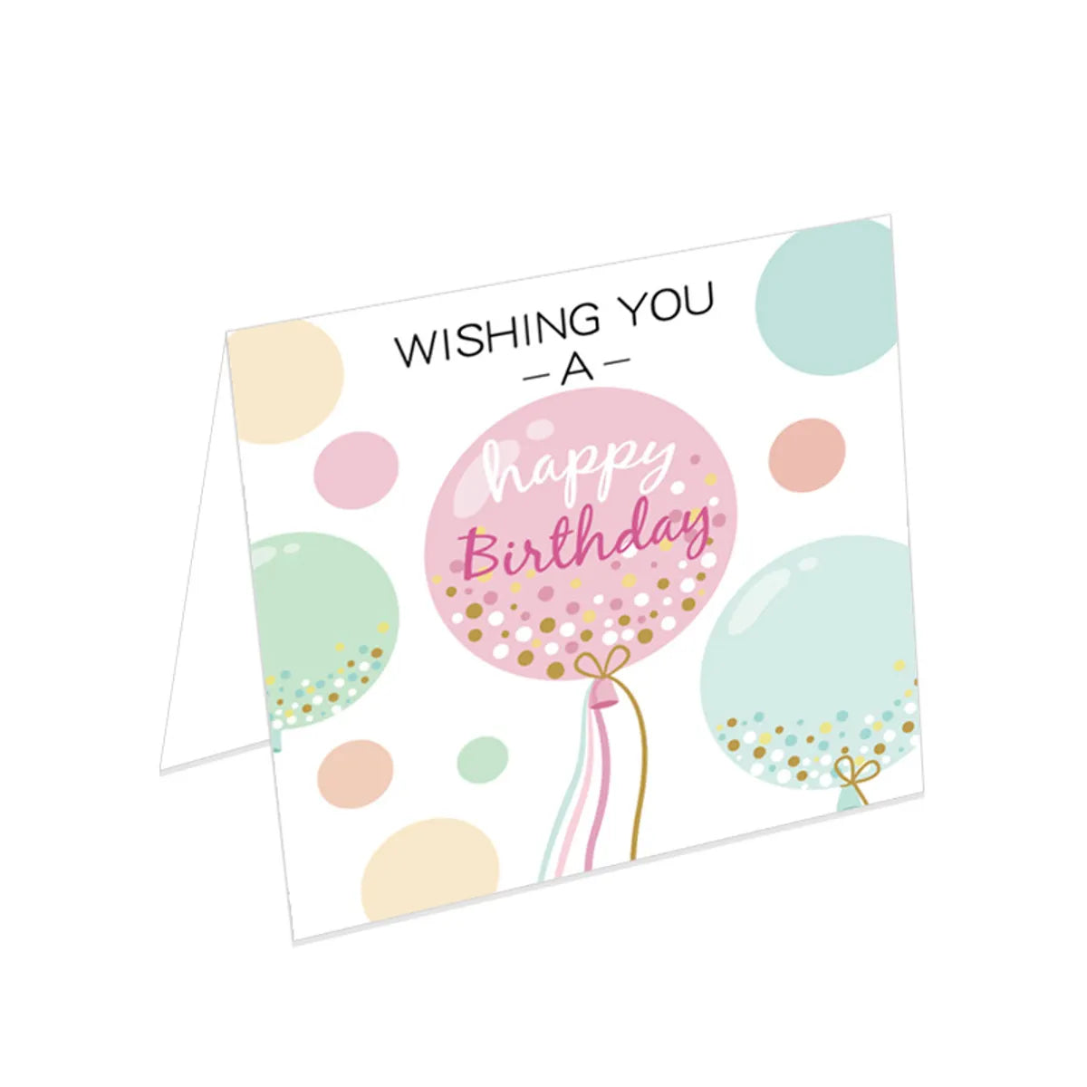 Birthday Cute Cartoon Letter Paper Card