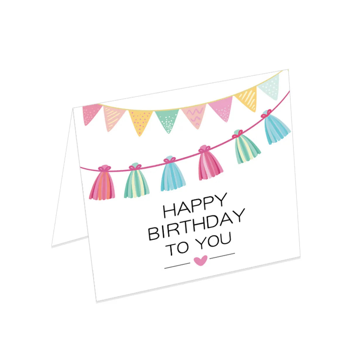 Birthday Cute Cartoon Letter Paper Card