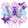 Birthday Cute Modern Style Letter Star Butterfly Aluminum Film Party Birthday Festival Balloons