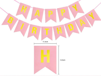 Birthday Cute Sweet Letter  Paper Party Festival Decorative Props