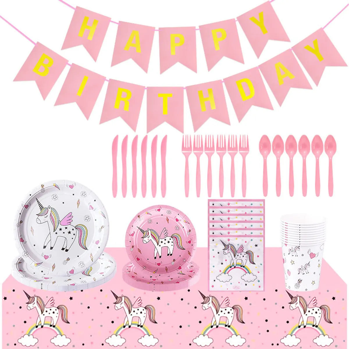 Birthday Cute Sweet Letter  Paper Party Festival Decorative Props