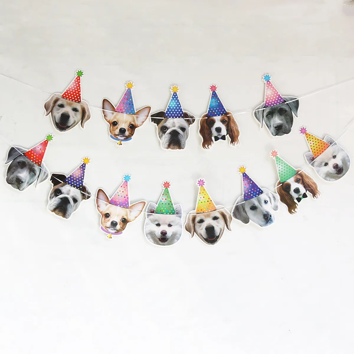 Birthday Dog Paper Party Decorative Props 1 Piece