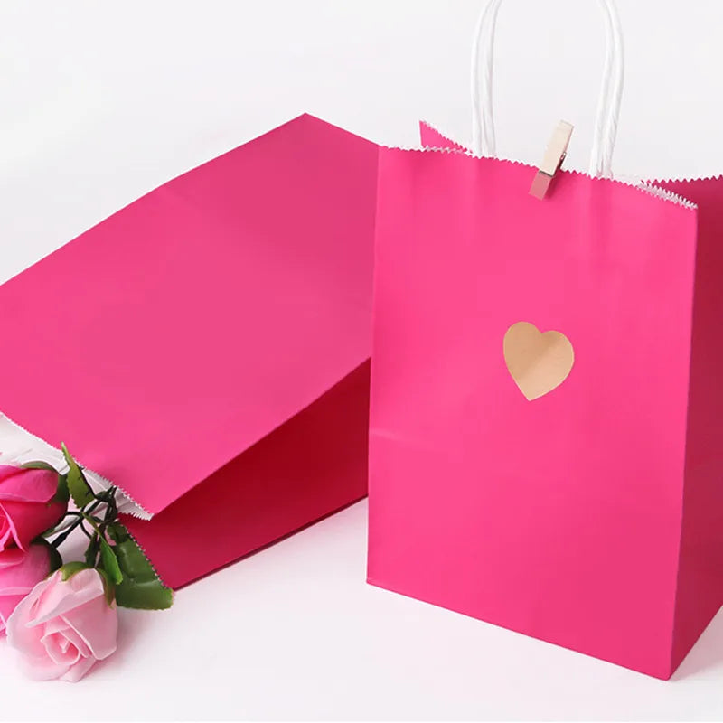 Birthday Fashion Love Coated Paper Party Gift Bags