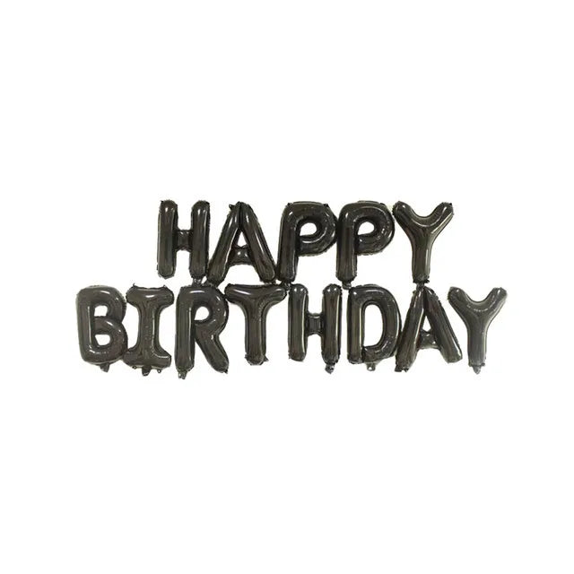 Birthday Letter Aluminum Film Party Balloon