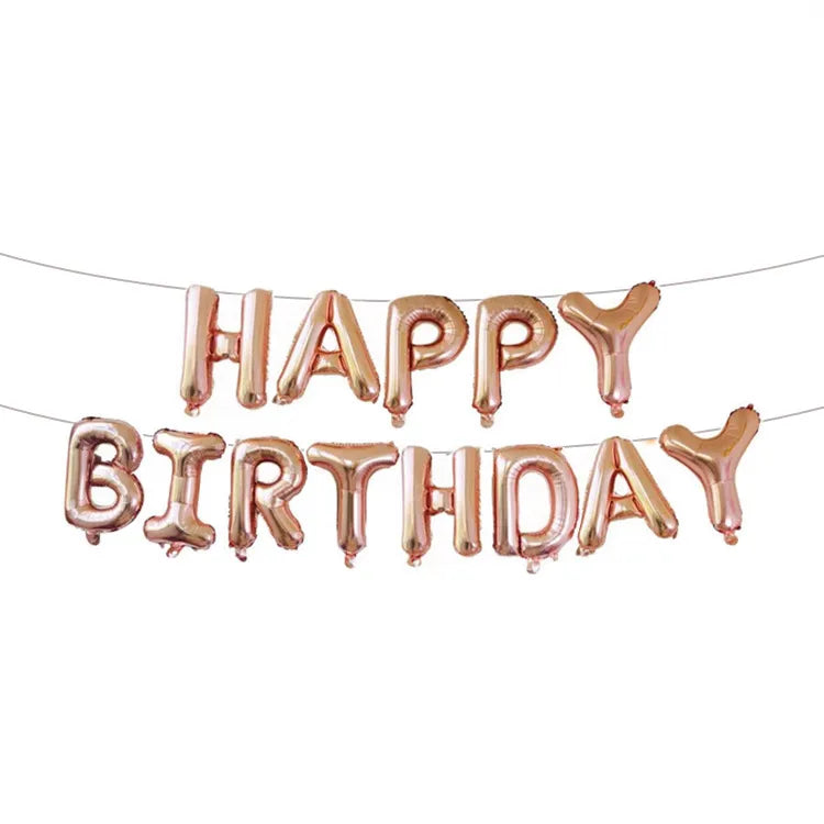 Birthday Letter Aluminum Film Party Balloon