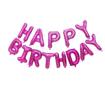 Birthday Letter Aluminum Film Party Balloon