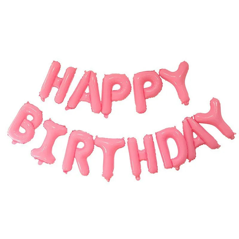 Birthday Letter Aluminum Film Party Balloon