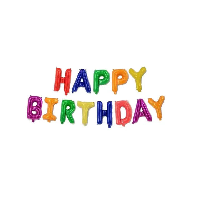 Birthday Letter Aluminum Film Party Balloon