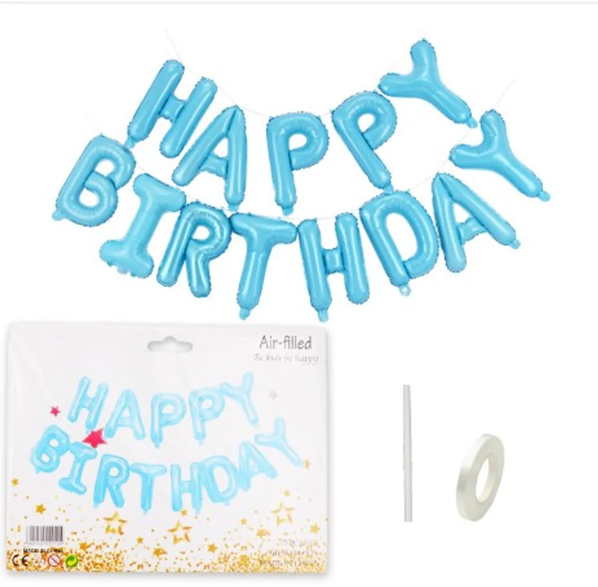 Birthday Letter Aluminum Film Party Balloons 1 Set