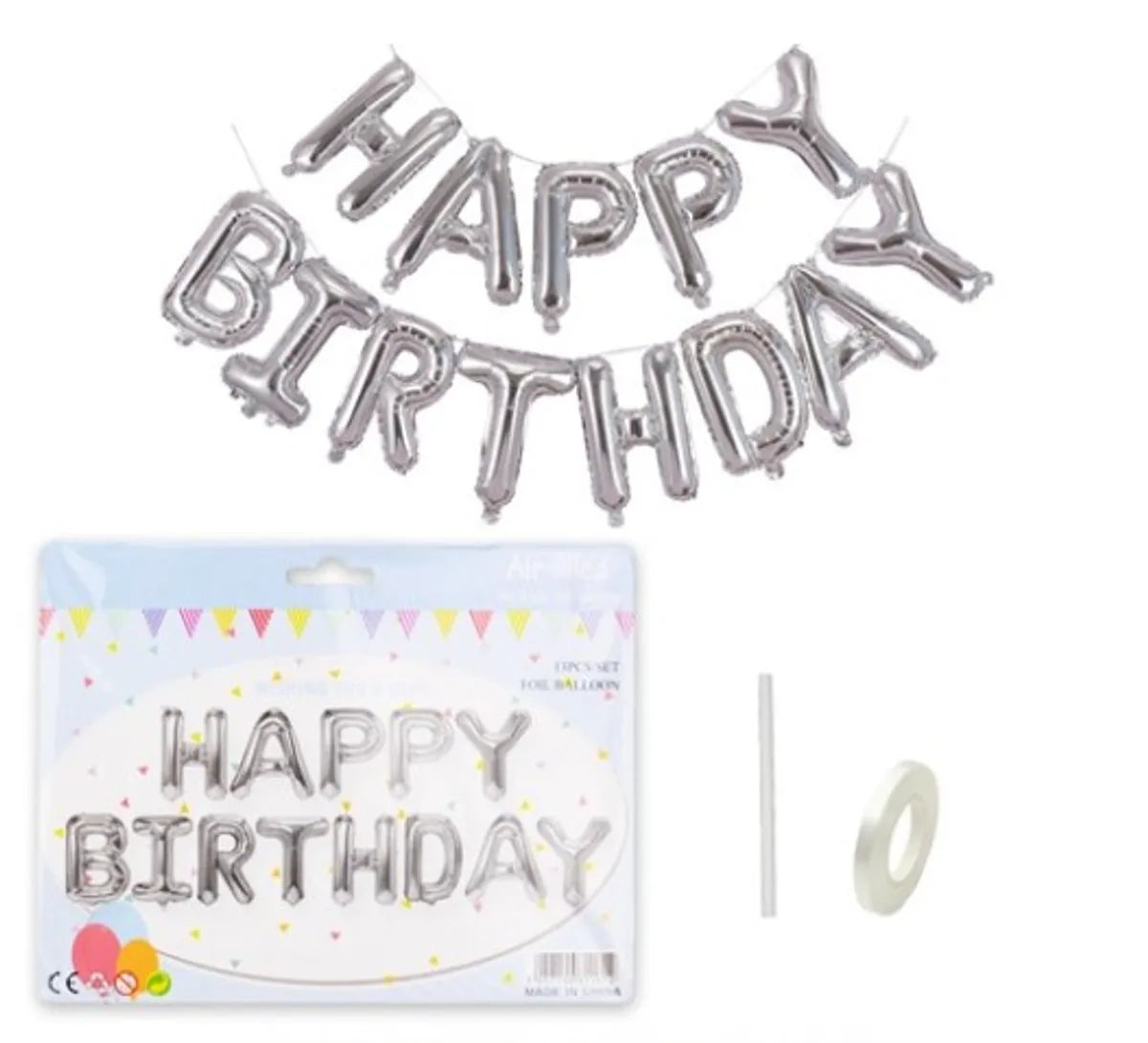 Birthday Letter Aluminum Film Party Balloons 1 Set