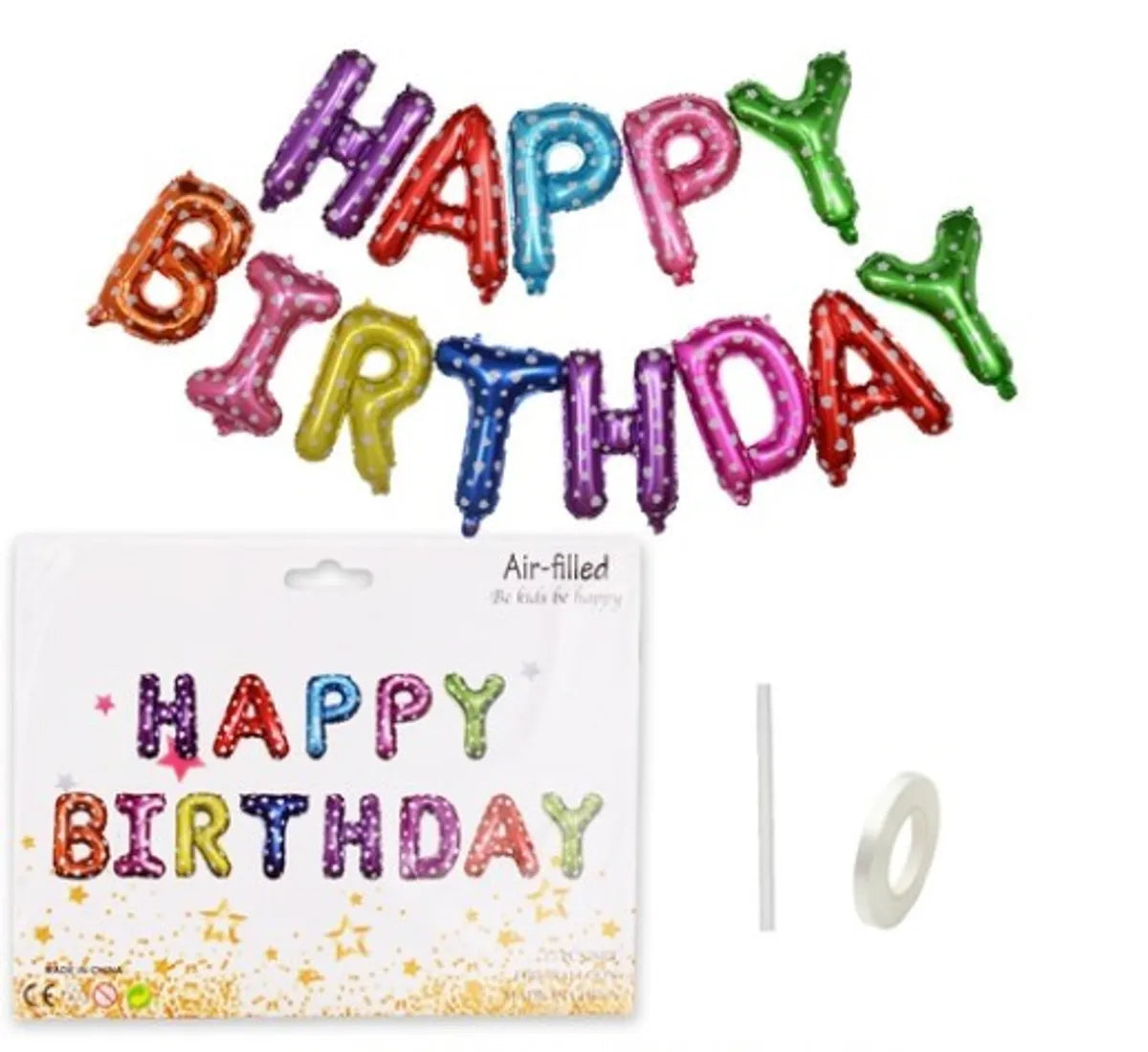 Birthday Letter Aluminum Film Party Balloons 1 Set