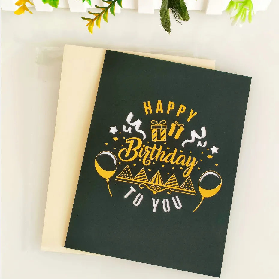 Birthday Modern Style Classic Style Letter Birthday Greeting Card