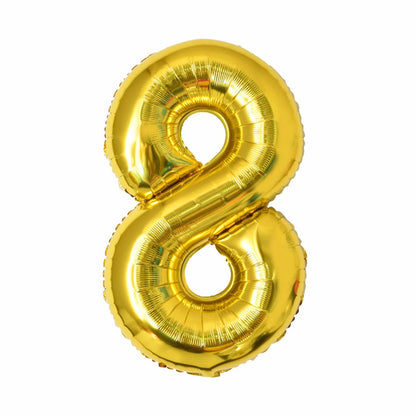 Birthday Number Aluminum Film Party Balloon