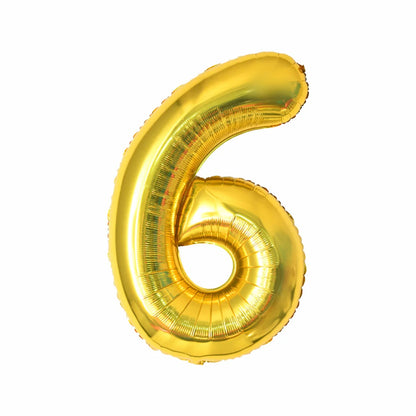 Birthday Number Aluminum Film Party Balloon