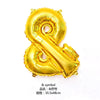 Birthday Number Aluminum Film Party Balloon