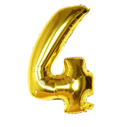 Birthday Number Aluminum Film Party Balloon