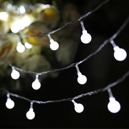 Birthday Romantic Bulb Plastic Party String Lights