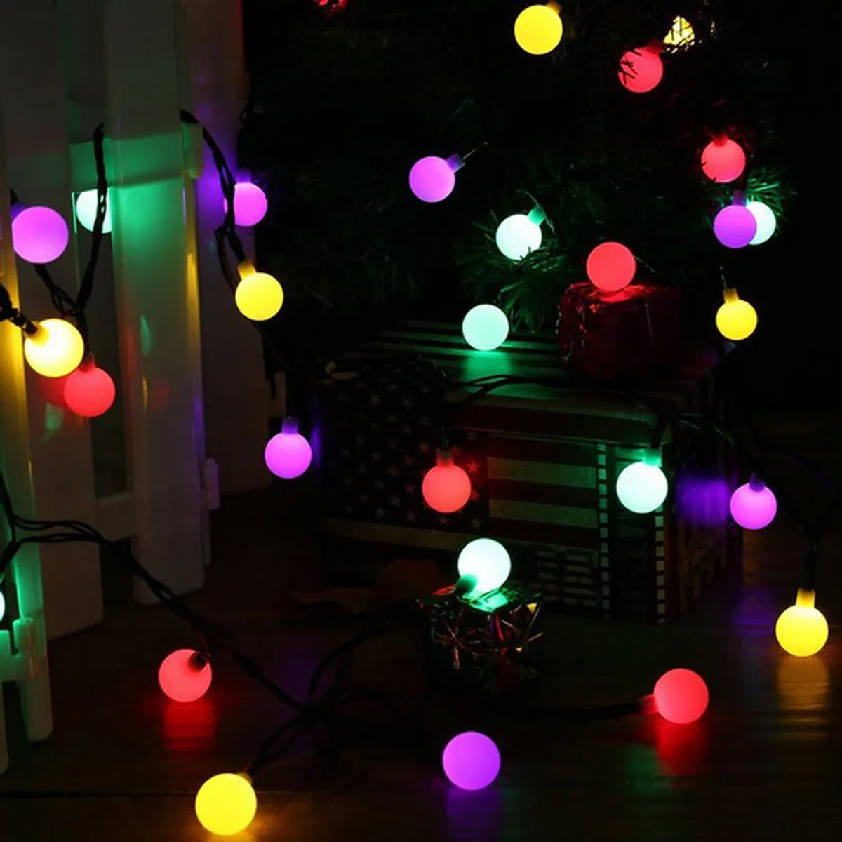 Birthday Romantic Bulb Plastic Party String Lights