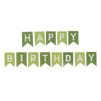 Birthday Simple Style Classic Style Letter Paper Birthday Hanging Flag