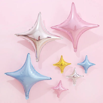 Birthday Star Aluminum Film Party Balloons 1 Piece