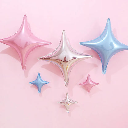 Birthday Star Aluminum Film Party Balloons 1 Piece