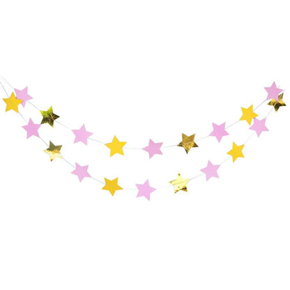 Birthday Star Paper Party Banner