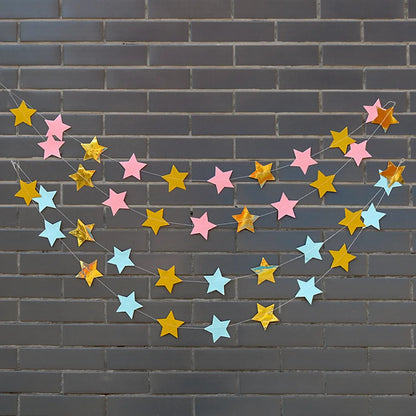 Birthday Star Paper Party Banner