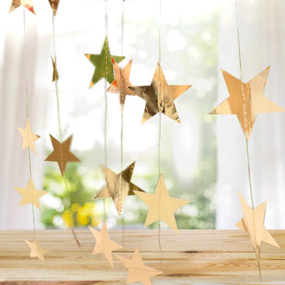 Birthday Star Paper Party Banner