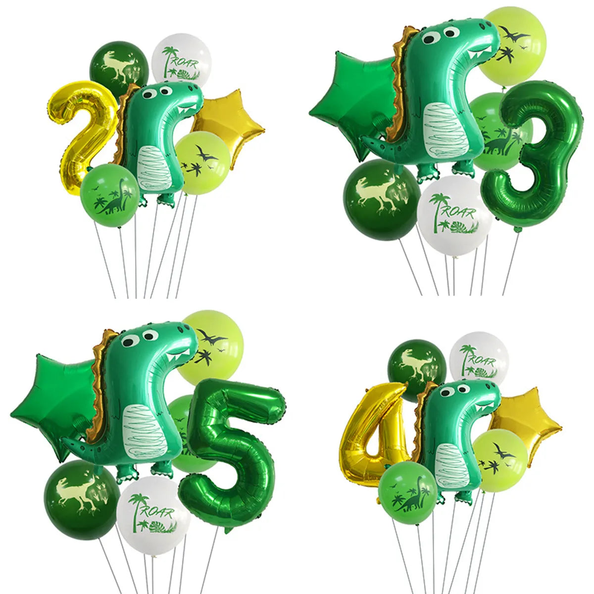 Birthday Vacation Classic Style Dinosaur Aluminum Film Holiday Festival Balloons