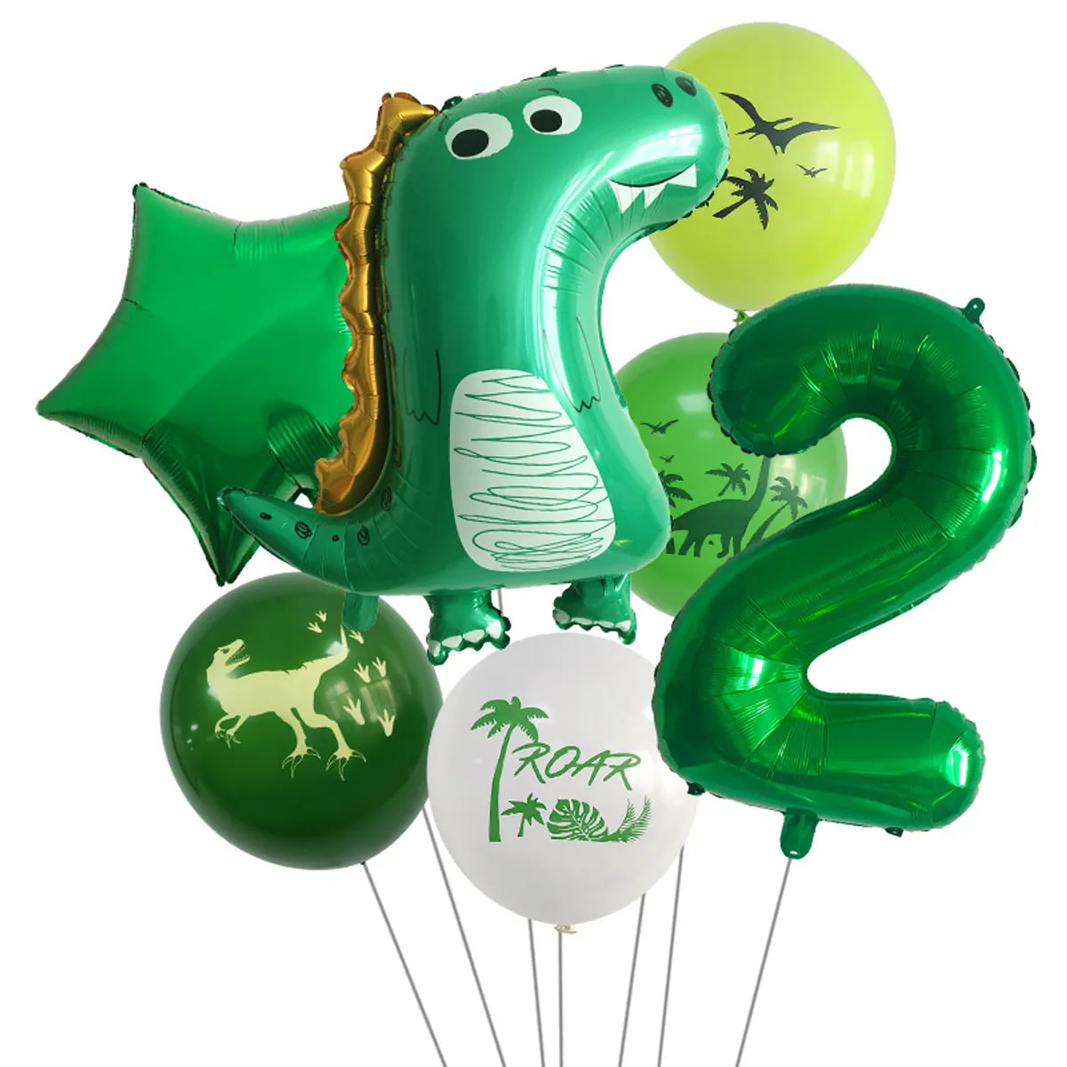 Birthday Vacation Classic Style Dinosaur Aluminum Film Holiday Festival Balloons