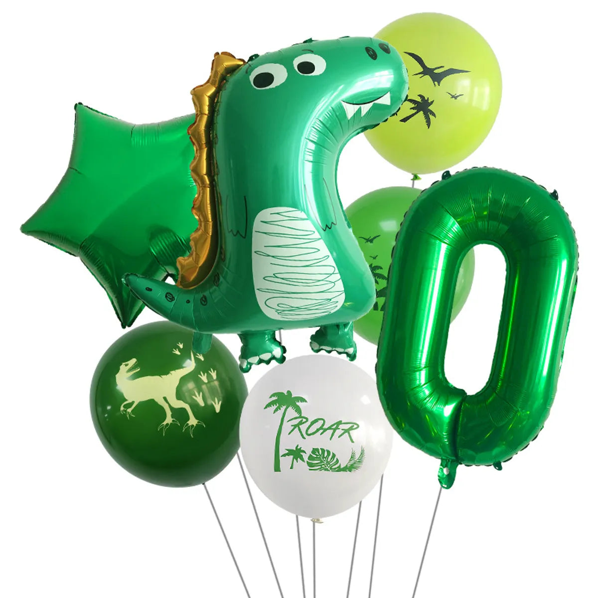 Birthday Vacation Classic Style Dinosaur Aluminum Film Holiday Festival Balloons