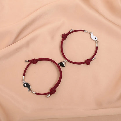 Ethnic Style Alloy Stoving Varnish No Inlaid Couple Bracelets