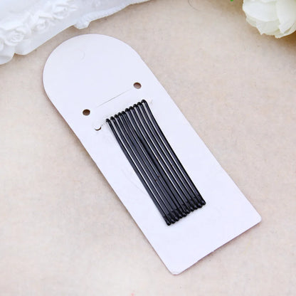 Black Word Clip One Card (10 Pieces) Hair Accessories Hair Clip