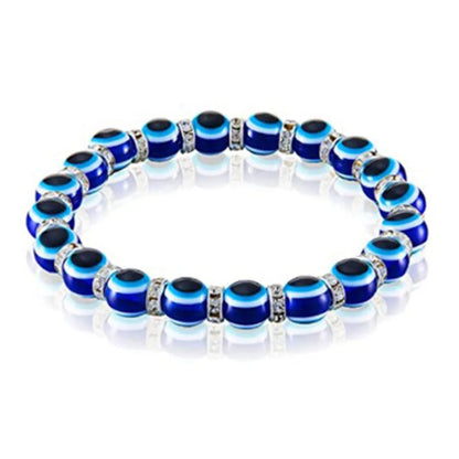 Blue Turkish Devil Eyelid Rope Glass Bracelet Fashion All-Match Eye Bracelet