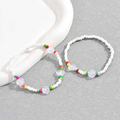 Bohemian Beach Shell Alloy Seed Bead Beaded Women's Anklet