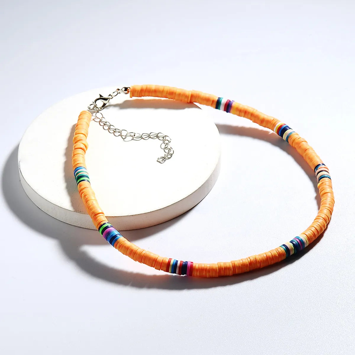 Bohemian Ceramic Clay Women'S Ethnic Style Simple Handmade String Soft  Necklace