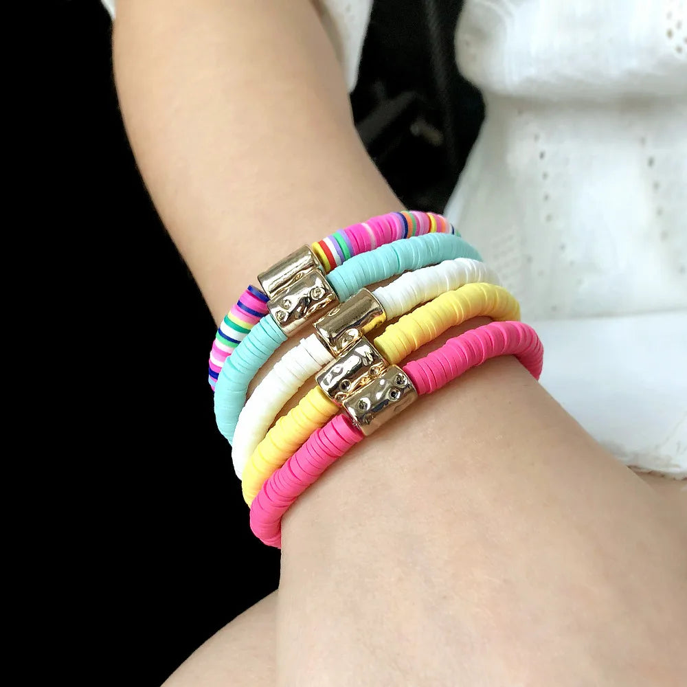 Bohemian Color Handmade Soft  Bracelet Female