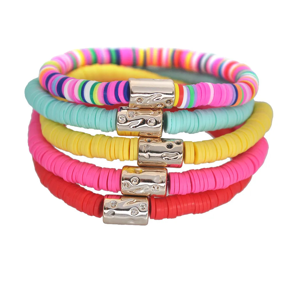 Bohemian Color Handmade Soft  Bracelet Female