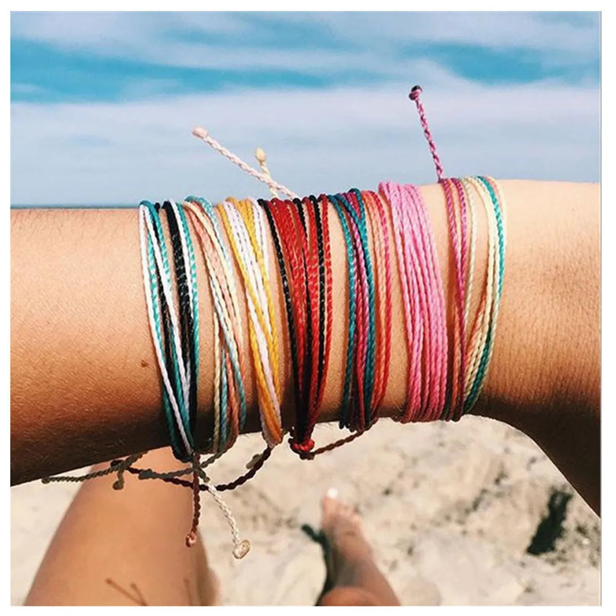 Bohemian Colorful Rope Women's Bracelets 1 Piece