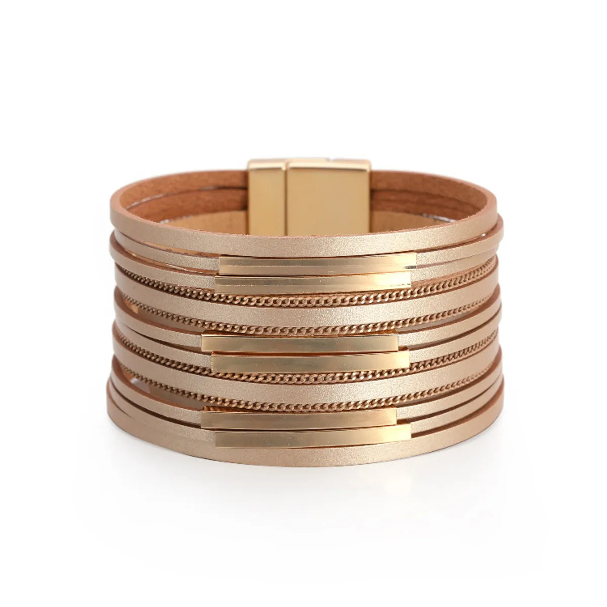 Bohemian Copper Pipe Wide-brimmed Bracelet