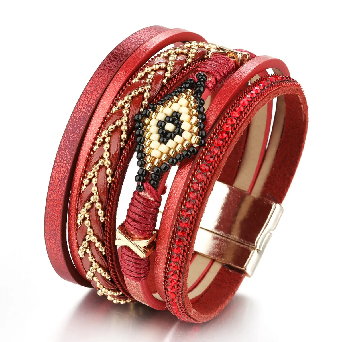 Bohemian Devil's Eye Alloy Women's Bangle