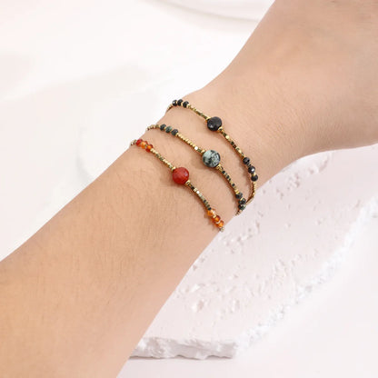 Bohemian Geometric Agate Women's Bracelets