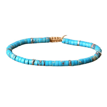 Bohemian Geometric Natural Stone Bracelets In Bulk