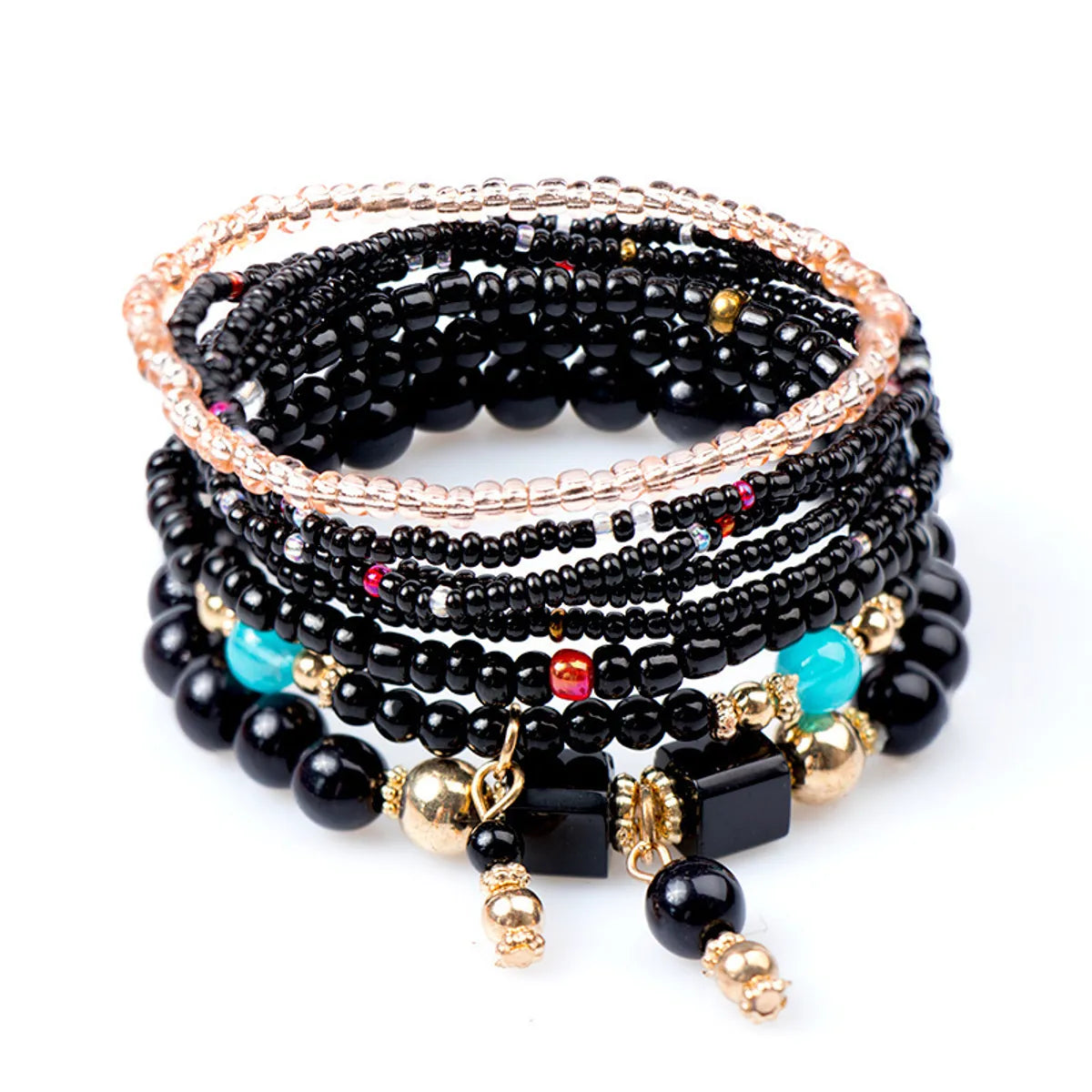 Bohemian Geometric Resin Beaded Women's Bracelets