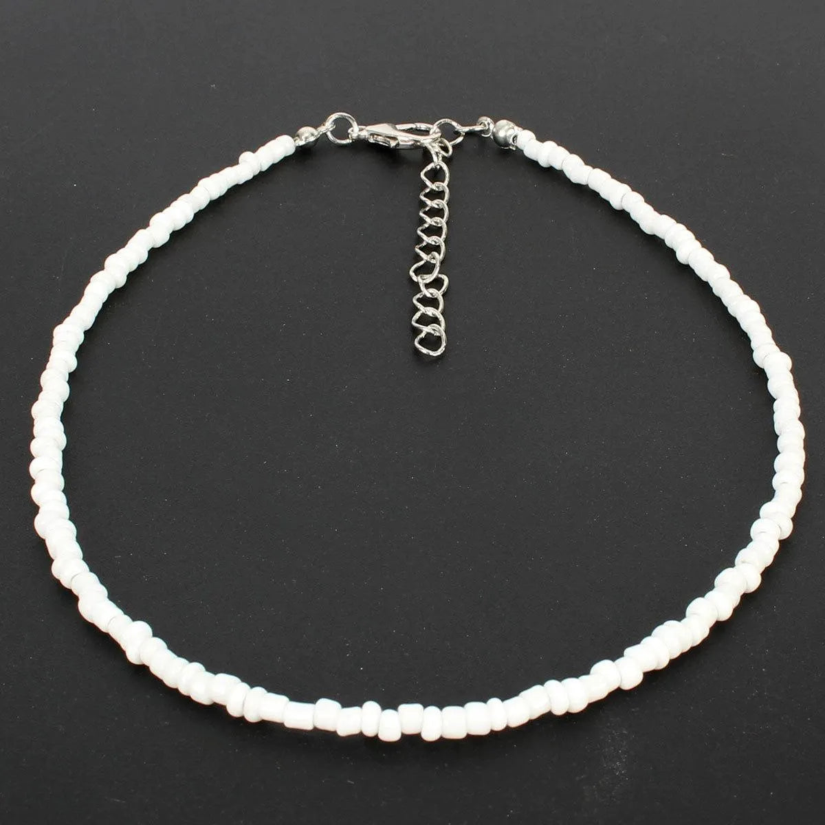 Bohemian Rice Beads Short Necklace Choker Nhct150464