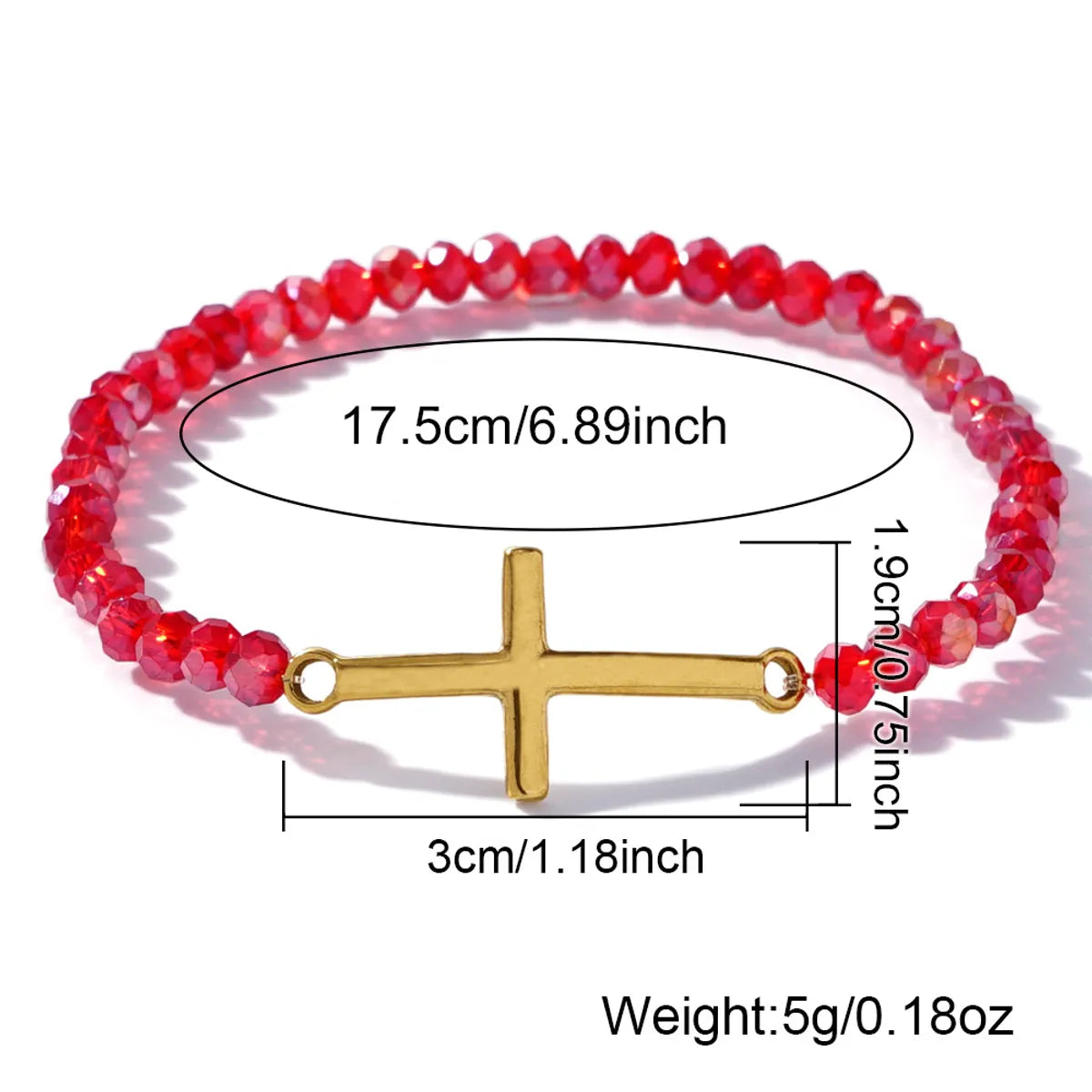 Bohemian Round Artificial Crystal Wholesale Bracelets