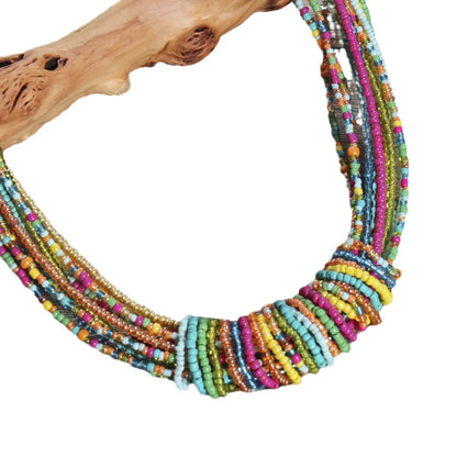 Bohemian Round Seed Bead Wholesale Necklace