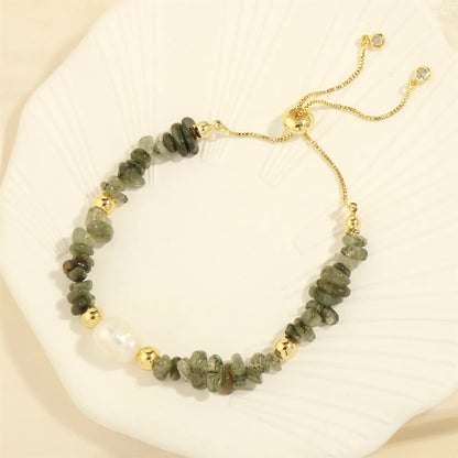 Bohemian Simple Style Irregular Freshwater Pearl Gravel Wholesale Bracelets