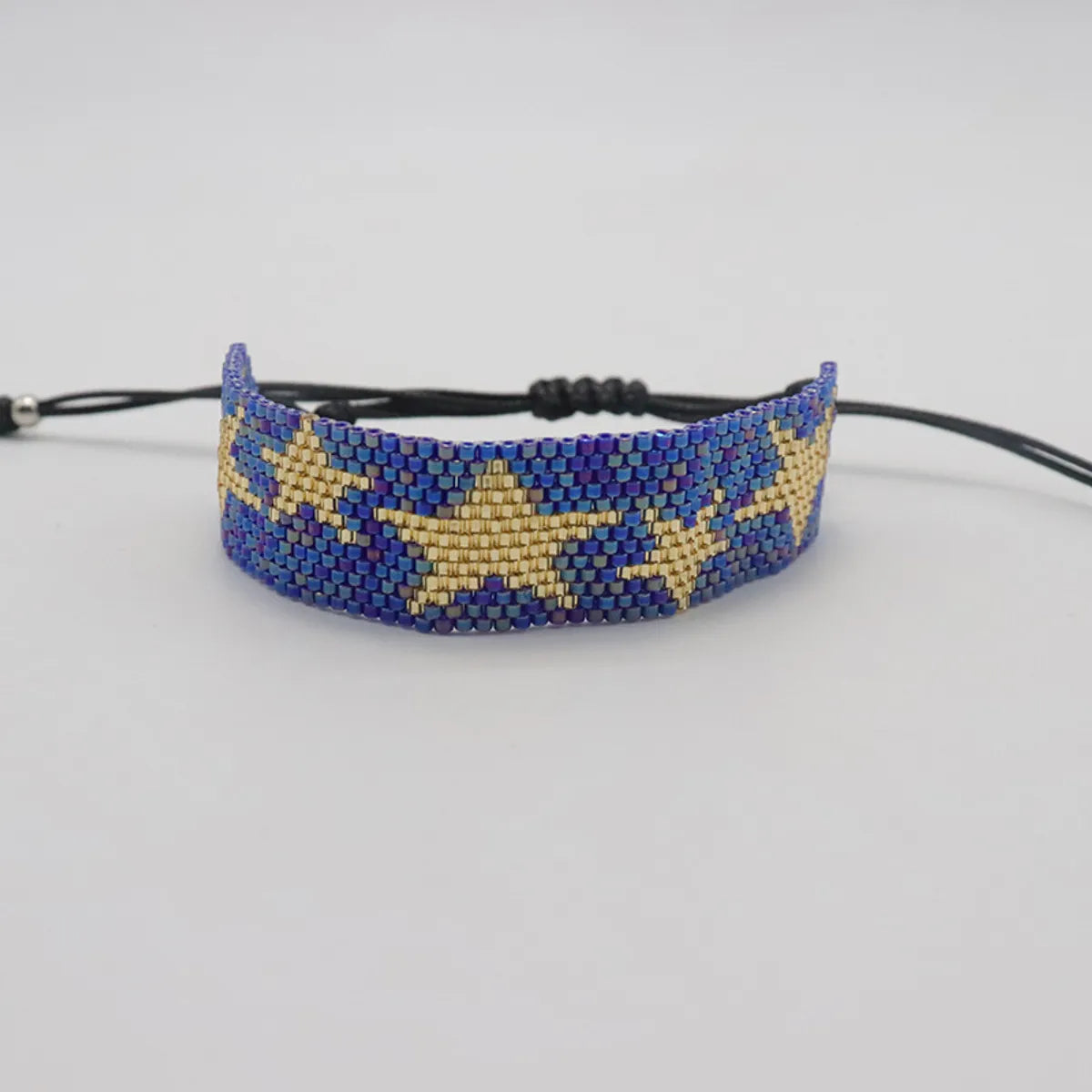 Bohemian Star Glass Tassel Unisex Bracelets 1 Piece